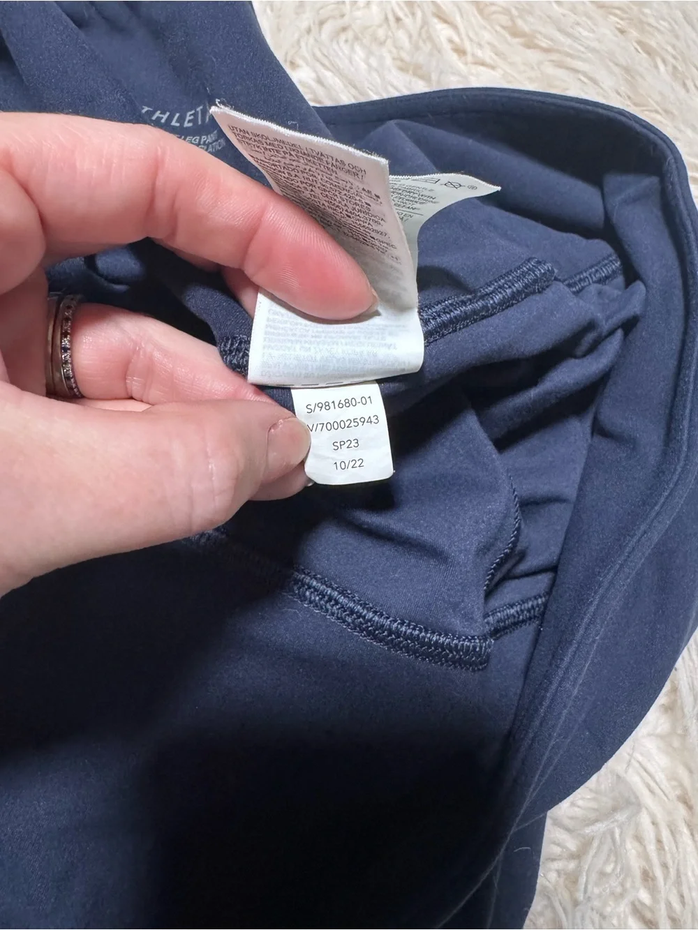 Athleta Elation Straight Leg Pant Size 2x Navy
